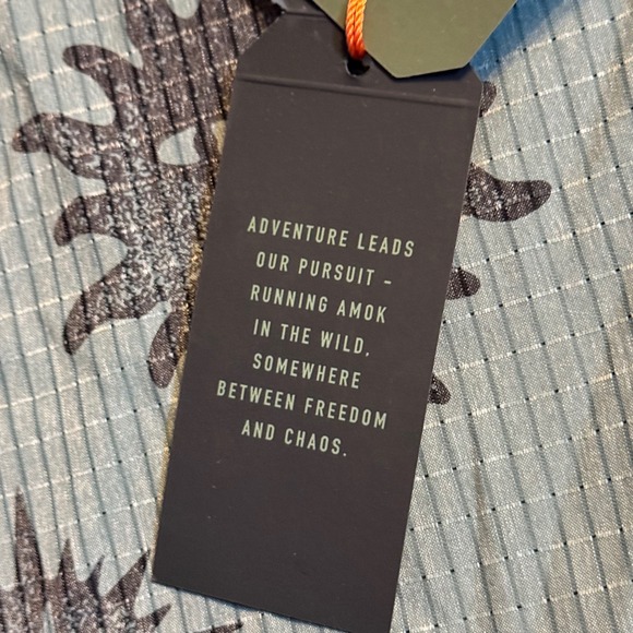 ROARK Men's Run Amok Forest Graphic Button Up Shirt Size L - Picture 9 of 14